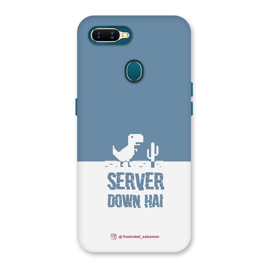 Server Down Hai SteelBlue Back Case for Oppo A12s