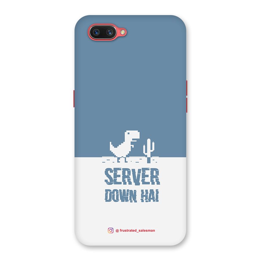 Server Down Hai SteelBlue Back Case for Oppo A3s