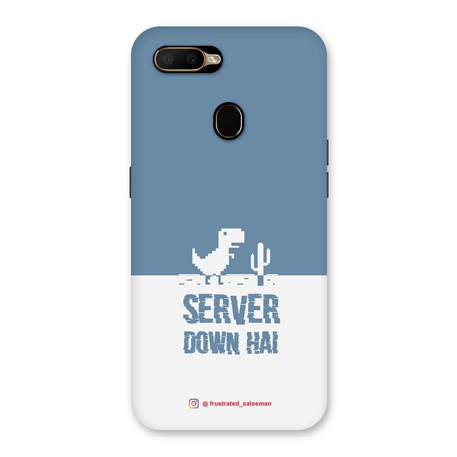 Server Down Hai SteelBlue Back Case for Oppo A5s