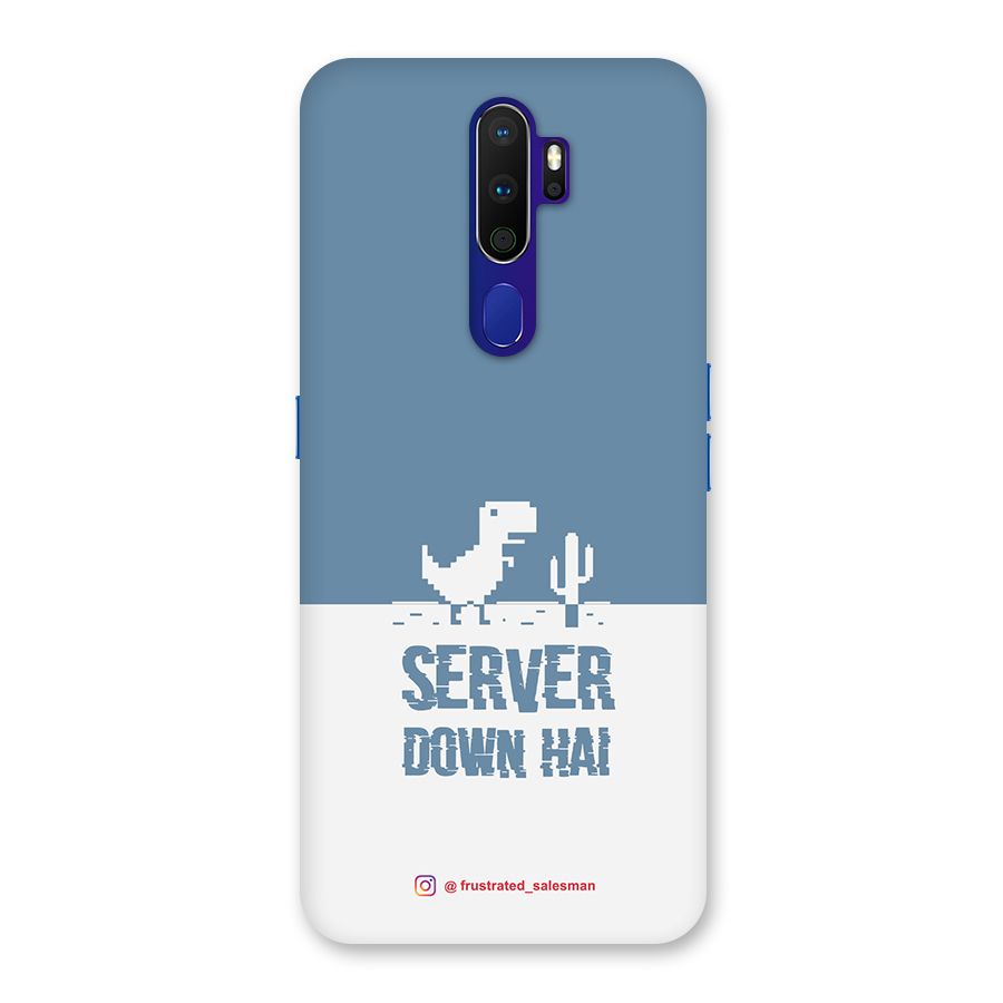 Server Down Hai SteelBlue Back Case for Oppo A9 (2020)