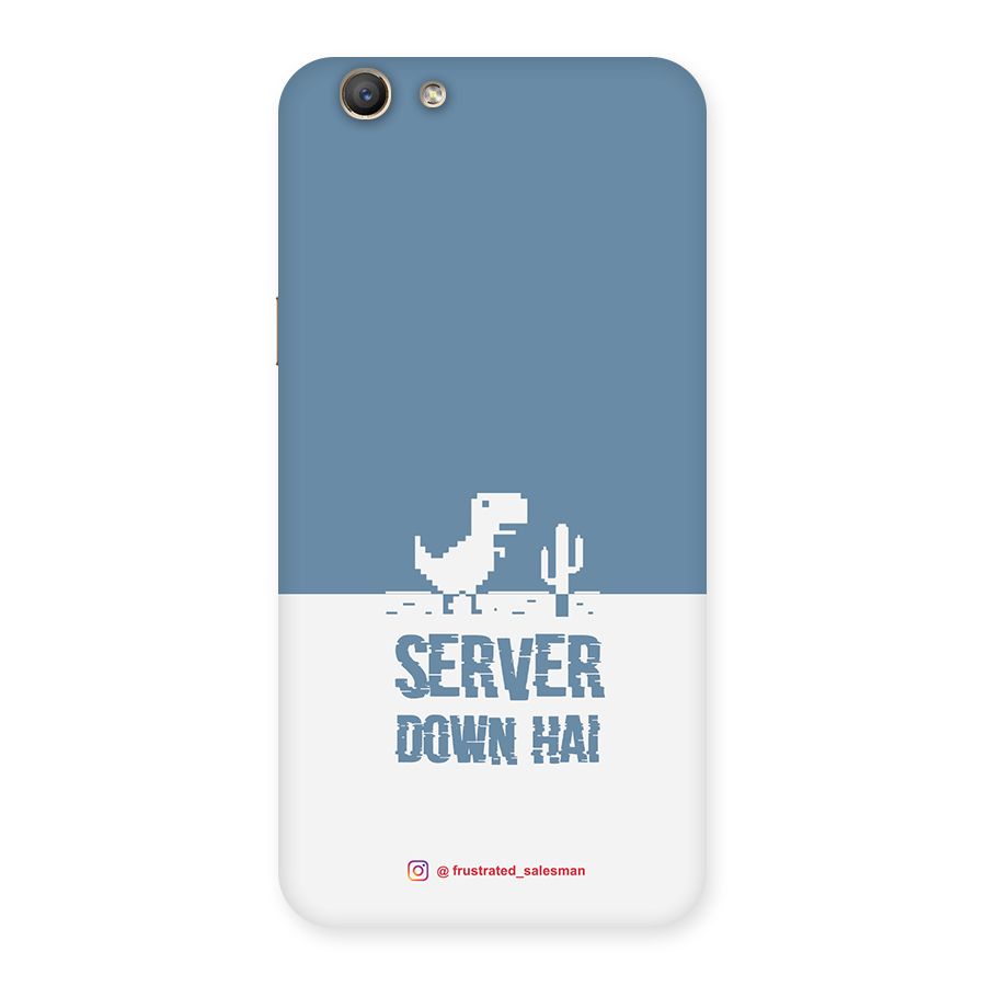Server Down Hai SteelBlue Back Case for Oppo F1s
