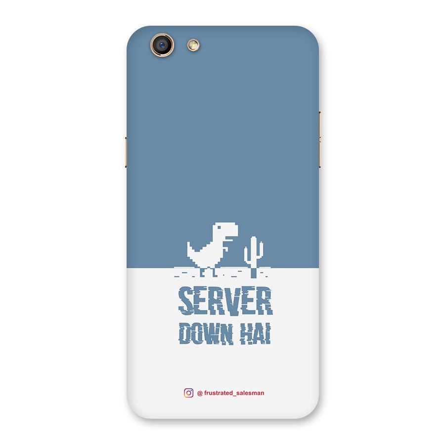 Server Down Hai SteelBlue Back Case for Oppo F3