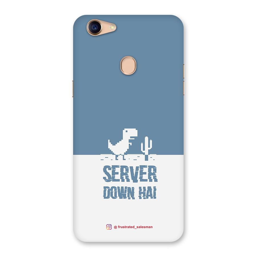 Server Down Hai SteelBlue Back Case for Oppo F5