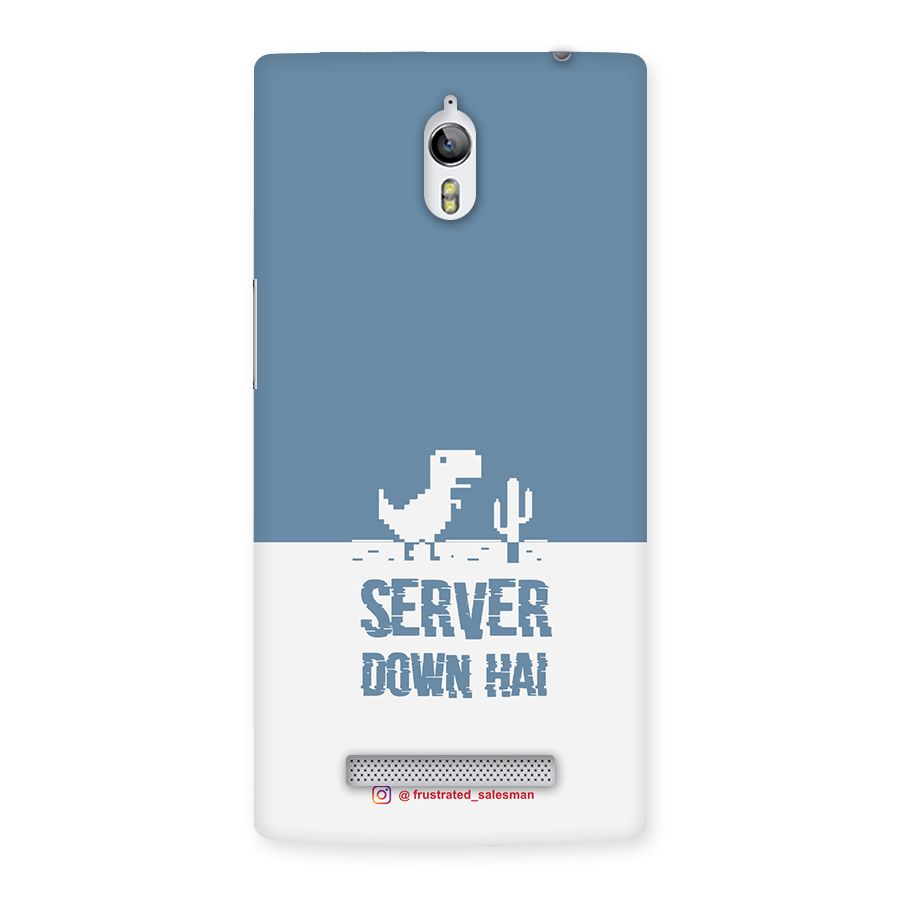 Server Down Hai SteelBlue Back Case for Oppo Find 7