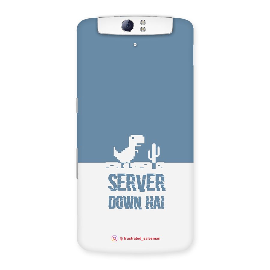Server Down Hai SteelBlue Back Case for Oppo N1