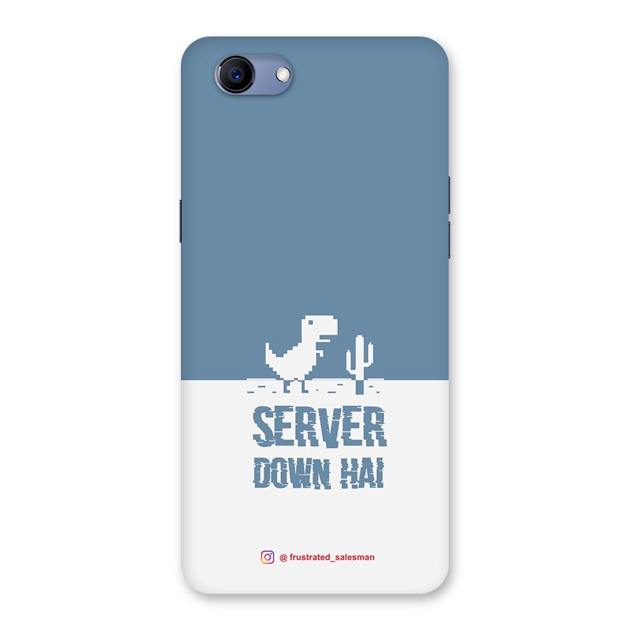 Server Down Hai SteelBlue Back Case for Oppo Realme 1