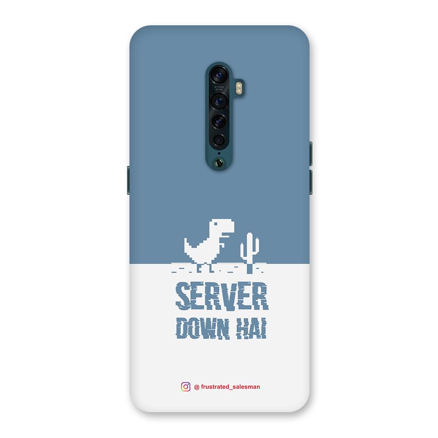 Server Down Hai SteelBlue Back Case for Oppo Reno2