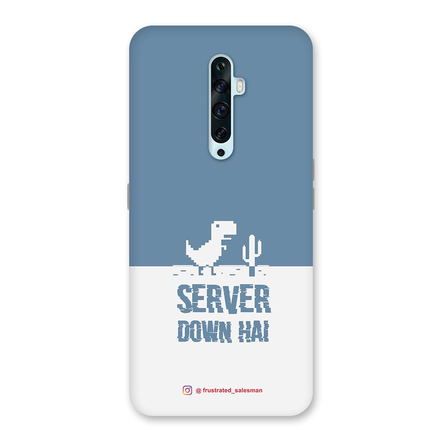 Server Down Hai SteelBlue Back Case for Oppo Reno2 Z