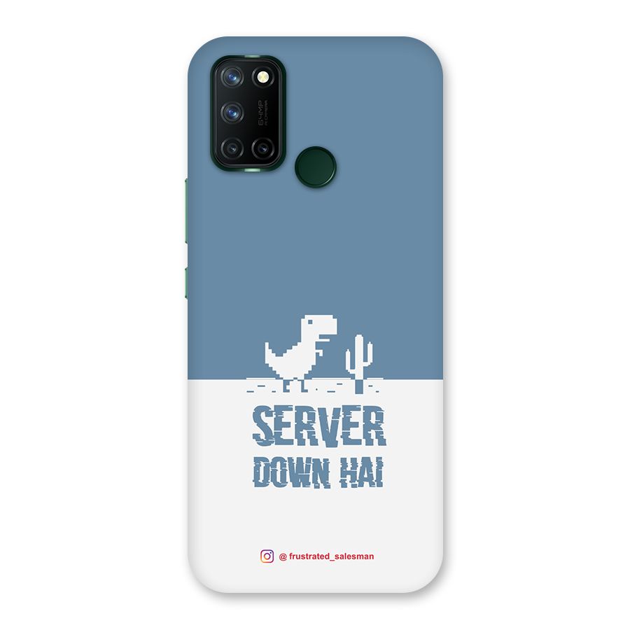 Server Down Hai SteelBlue Back Case for Realme 7i