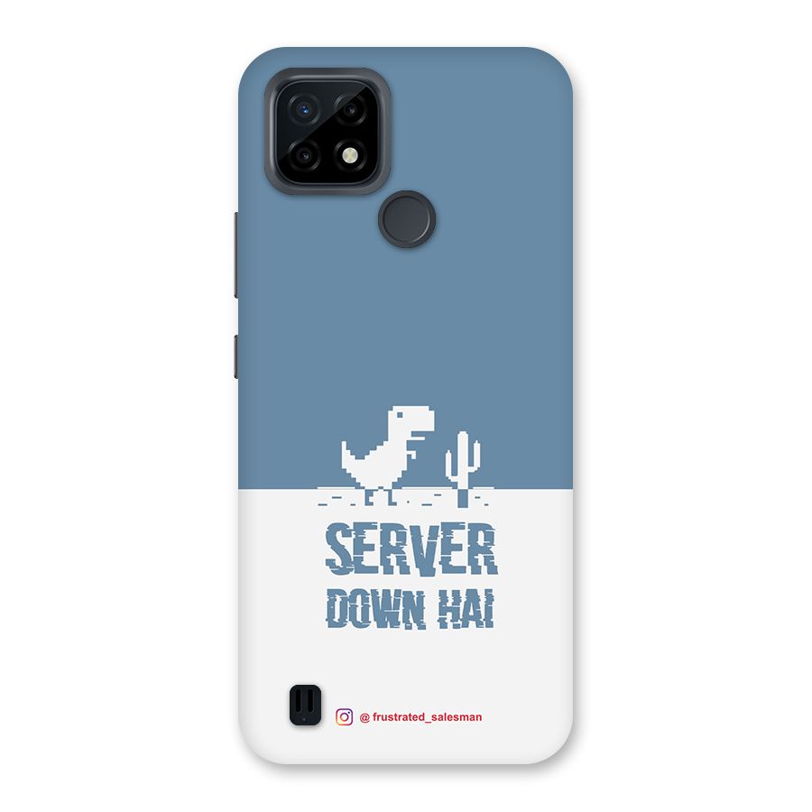 Server Down Hai SteelBlue Back Case for Realme C21