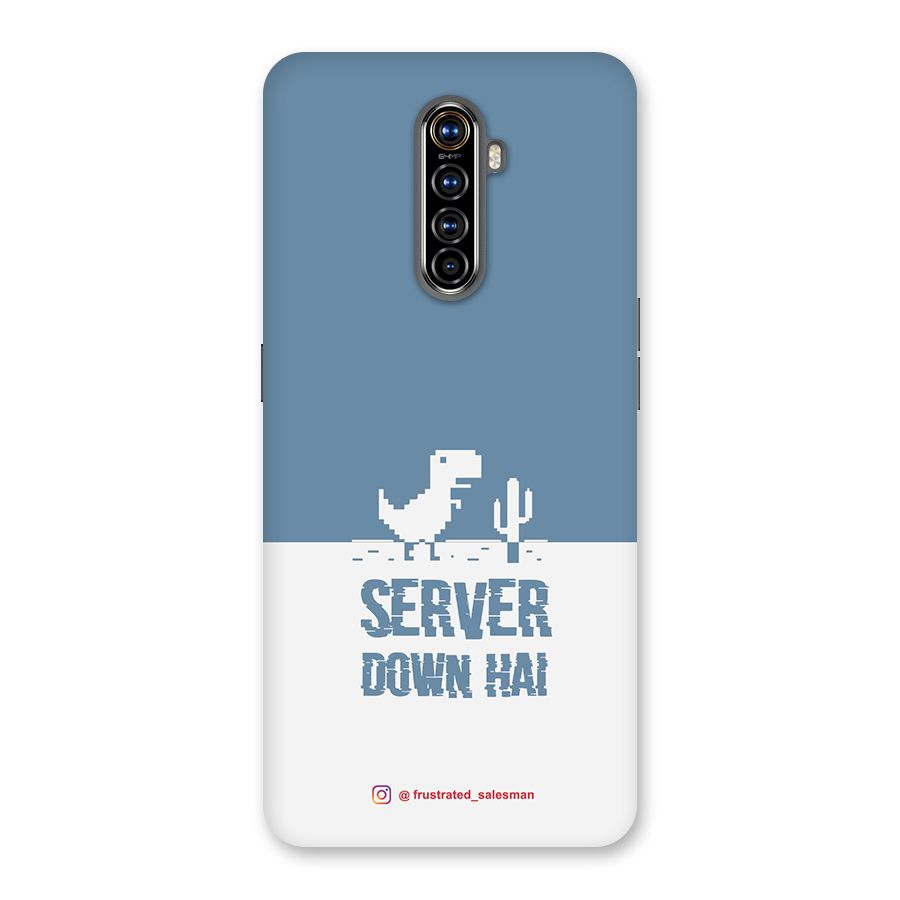 Server Down Hai SteelBlue Back Case for Realme X2 Pro