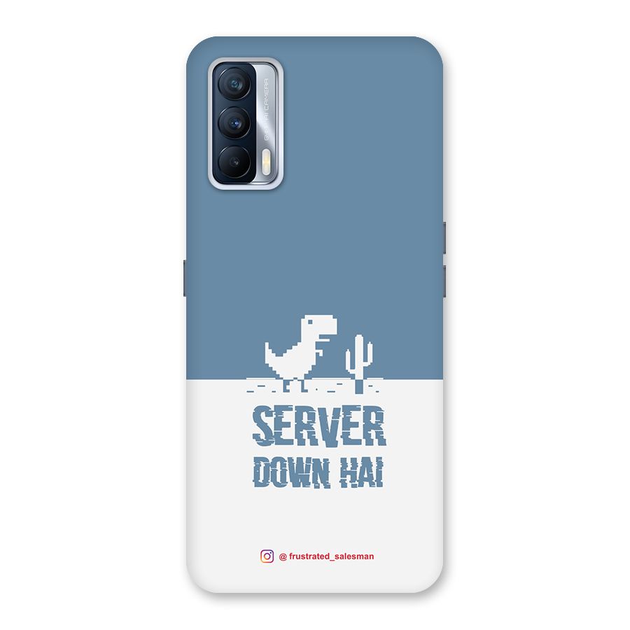 Server Down Hai SteelBlue Back Case for Realme X7