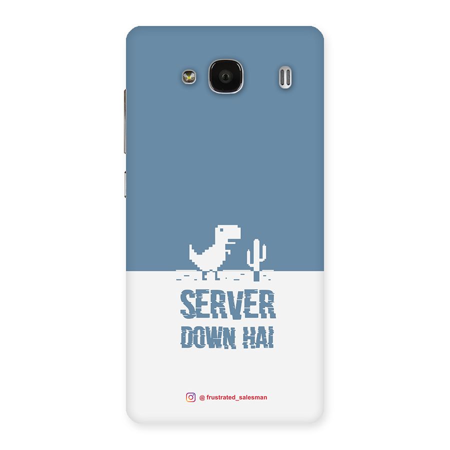 Server Down Hai SteelBlue Back Case for Redmi 2 Prime