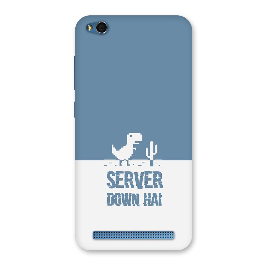 Server Down Hai SteelBlue Back Case for Redmi 5A