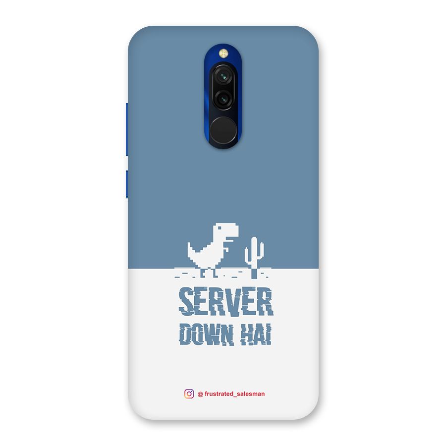 Server Down Hai SteelBlue Back Case for Redmi 8