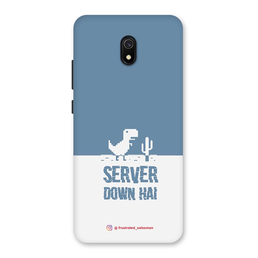 Server Down Hai SteelBlue Back Case for Redmi 8A