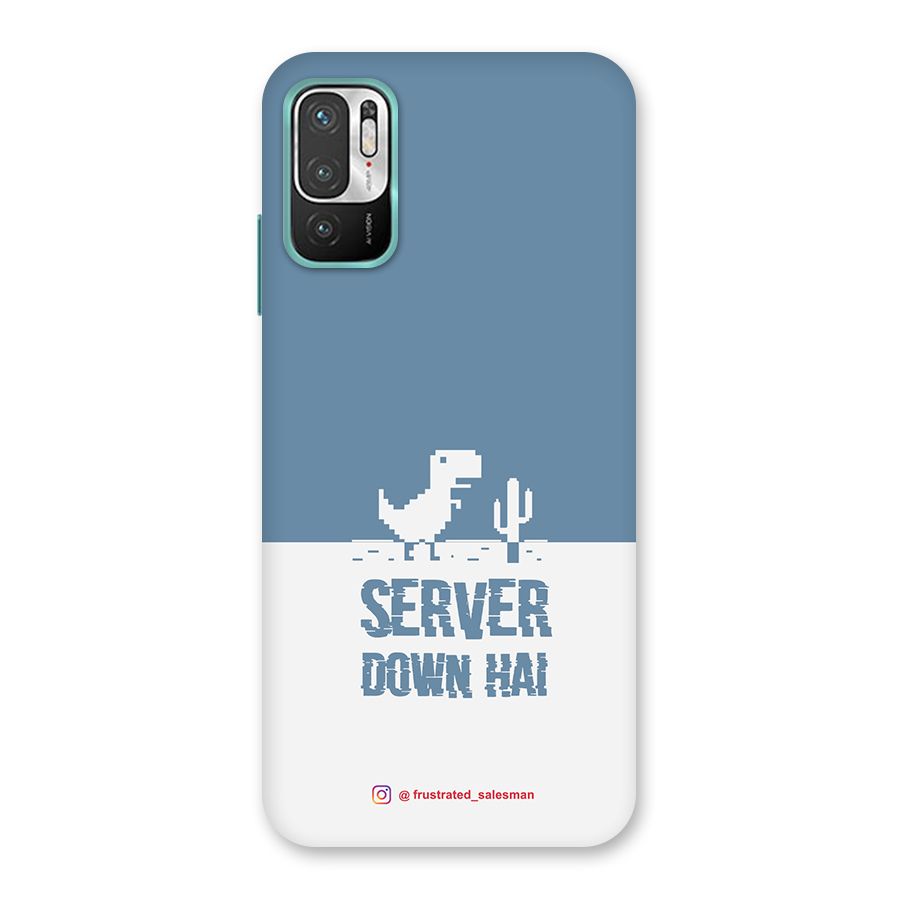 Server Down Hai SteelBlue Back Case for Redmi Note 10T 5G