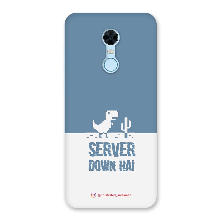 Server Down Hai SteelBlue Back Case for Redmi Note 5