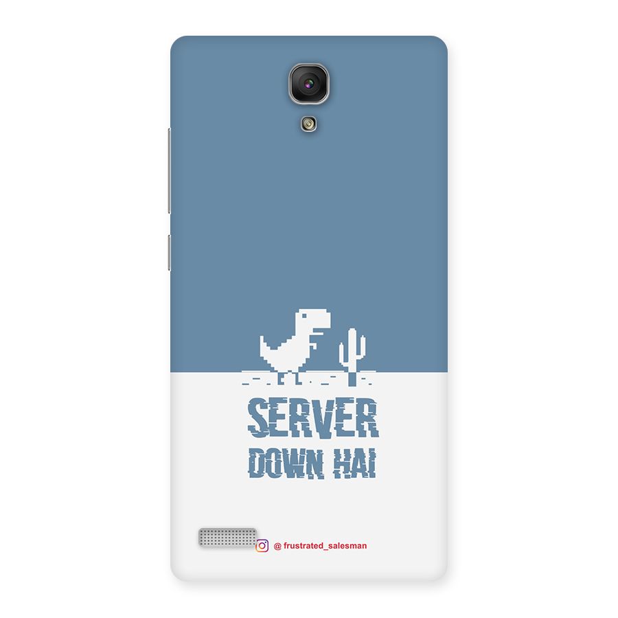 Server Down Hai SteelBlue Back Case for Redmi Note Prime