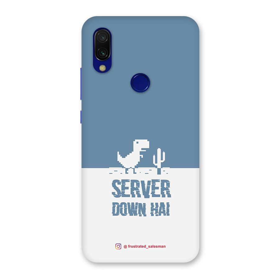 Server Down Hai SteelBlue Back Case for Redmi Y3