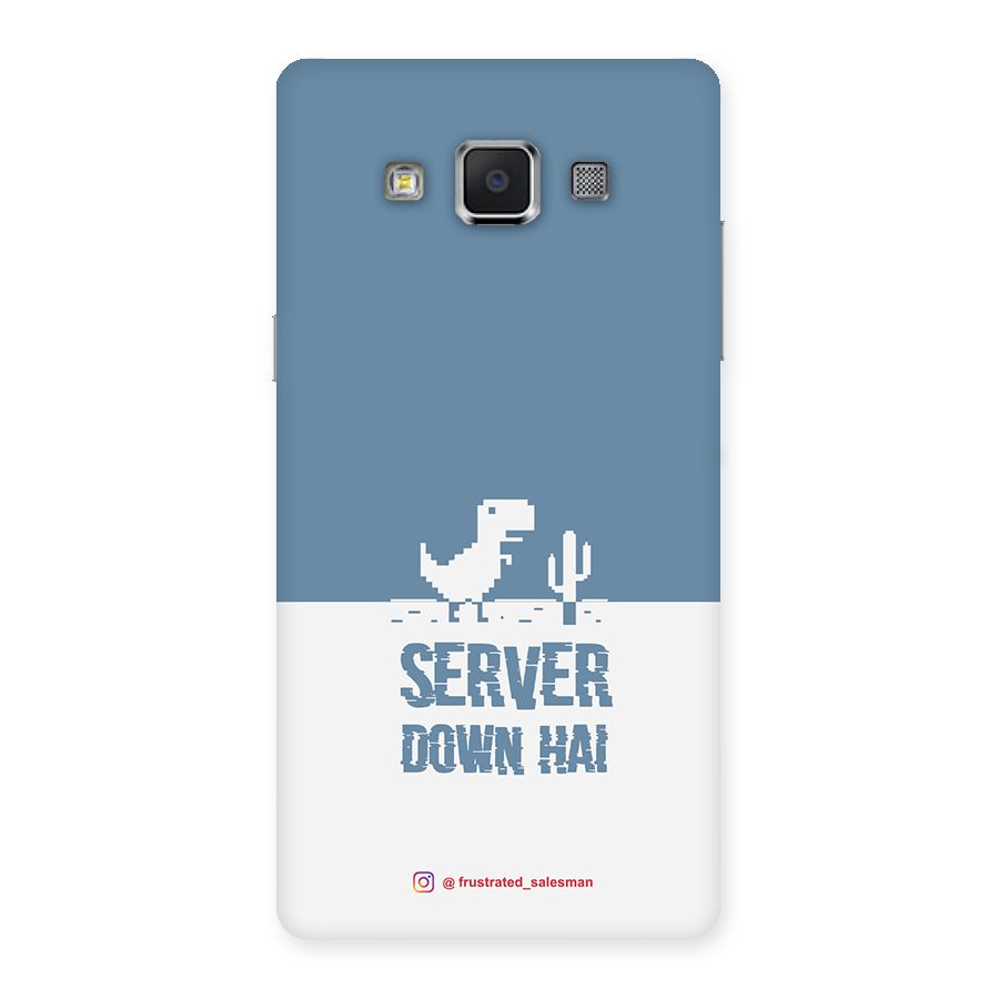 Server Down Hai SteelBlue Back Case for Samsung Galaxy A5
