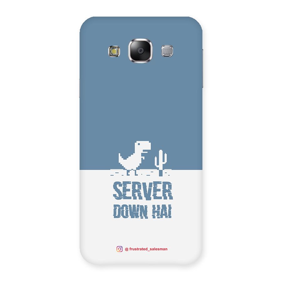 Server Down Hai SteelBlue Back Case for Samsung Galaxy E5