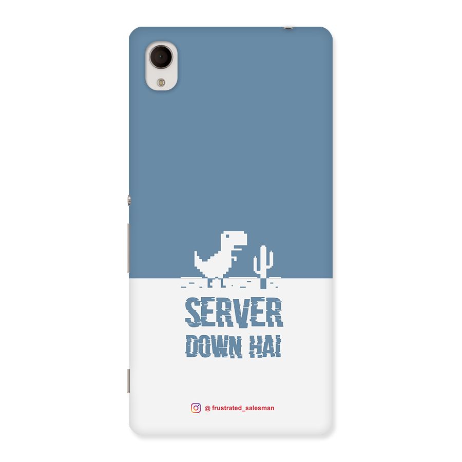 Server Down Hai SteelBlue Back Case for Sony Xperia M4