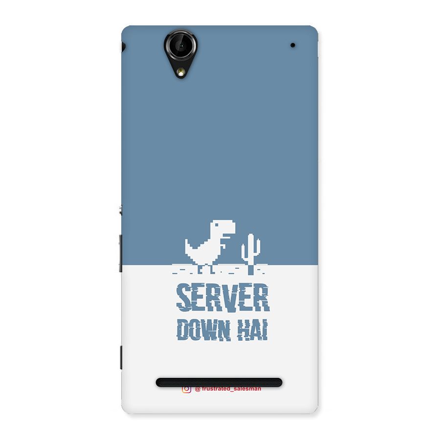 Server Down Hai SteelBlue Back Case for Sony Xperia T2