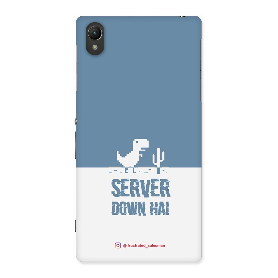 Server Down Hai SteelBlue Back Case for Sony Xperia Z1