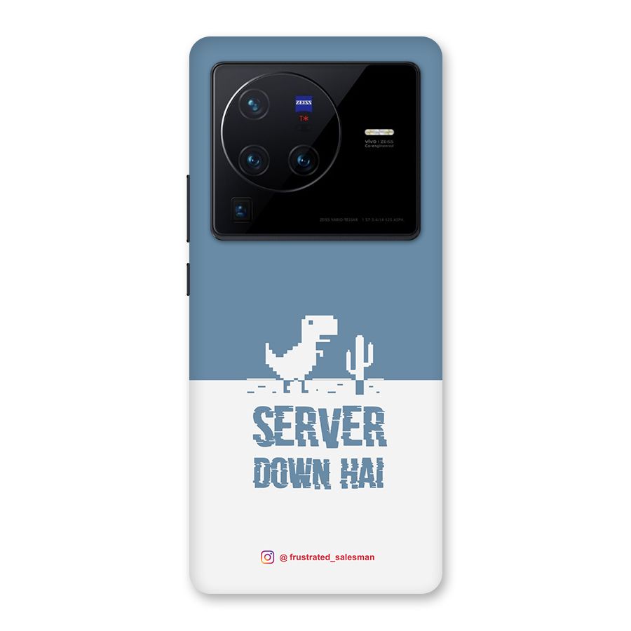 Server Down Hai SteelBlue Back Case for Vivo X80 Pro