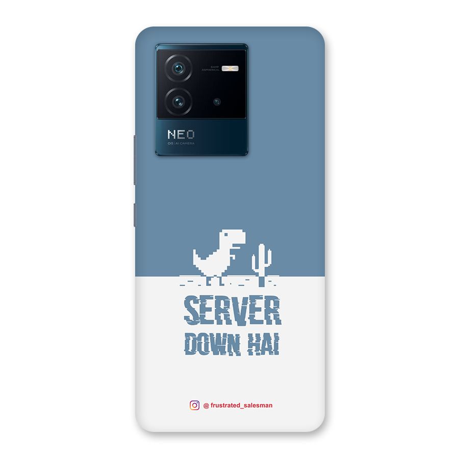 Server Down Hai SteelBlue Back Case for Vivo iQOO Neo 6 5G