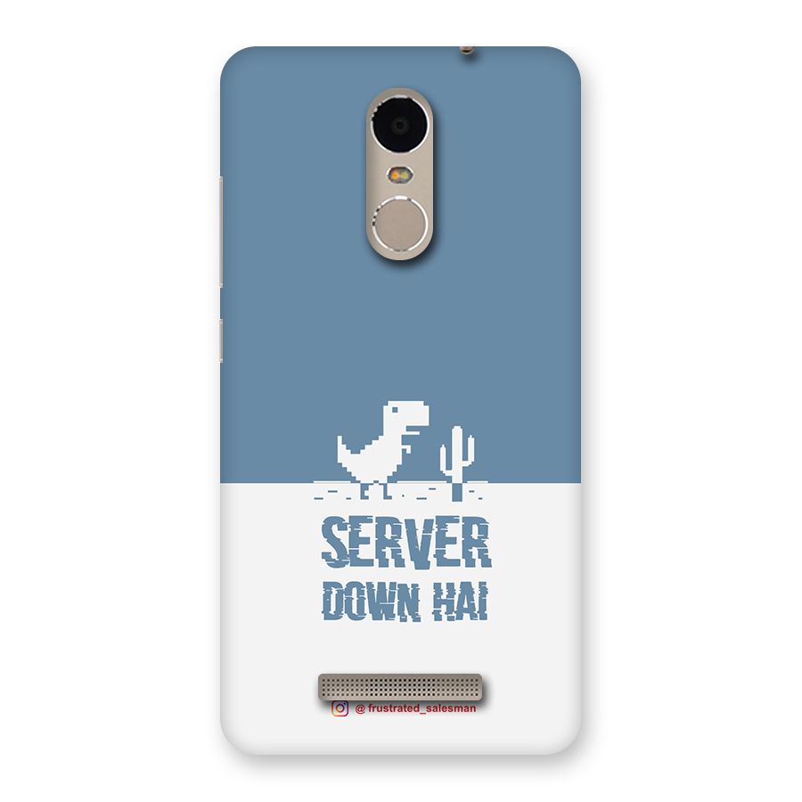 Server Down Hai SteelBlue Back Case for Xiaomi Redmi Note 3