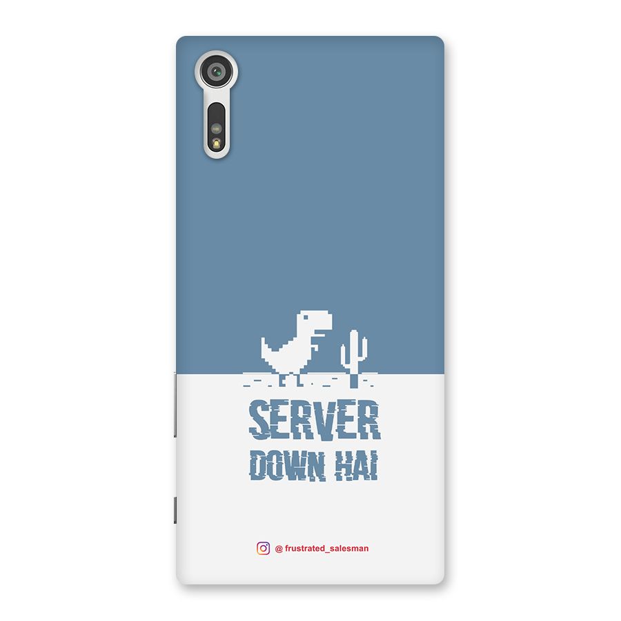 Server Down Hai SteelBlue Back Case for Xperia XZ