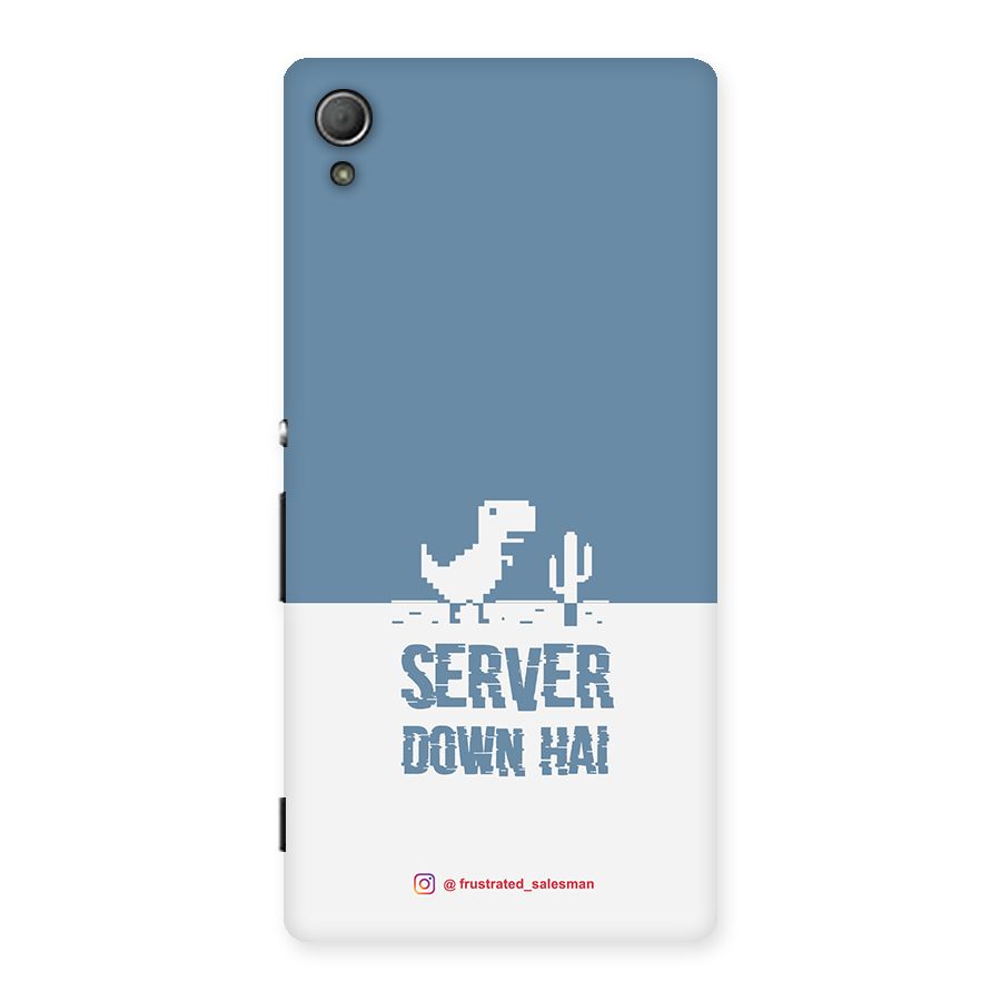 Server Down Hai SteelBlue Back Case for Xperia Z3 Plus