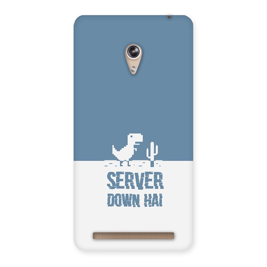 Server Down Hai SteelBlue Back Case for Zenfone 6