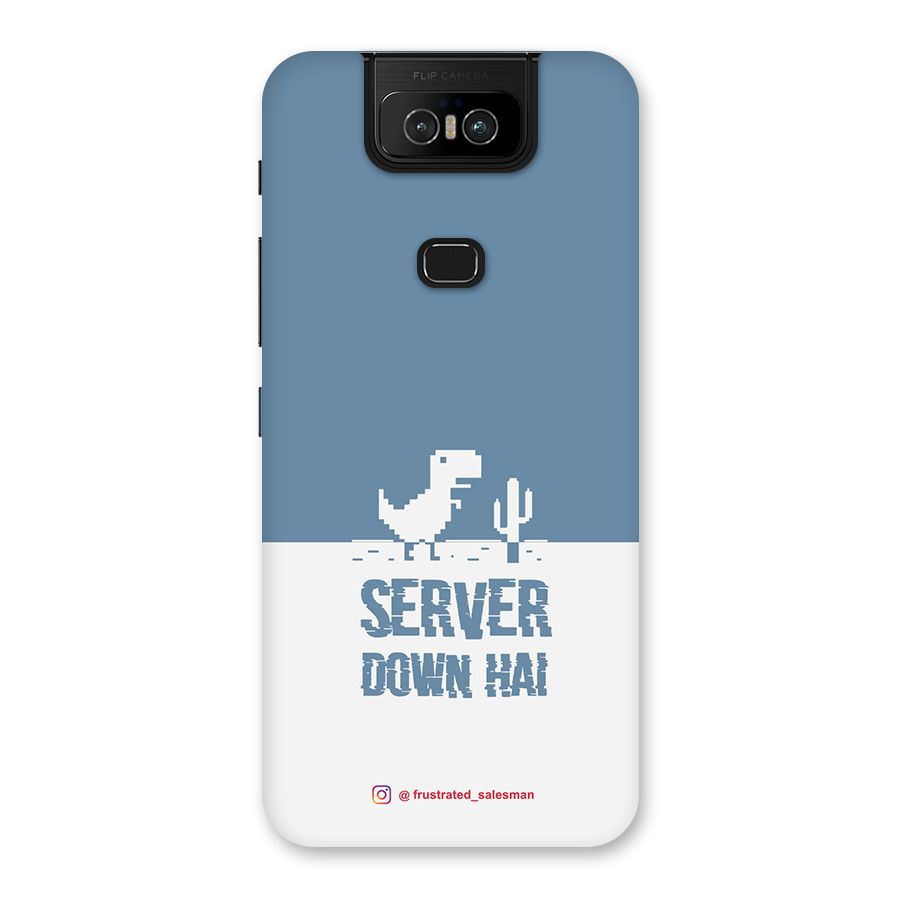 Server Down Hai SteelBlue Back Case for Zenfone 6z