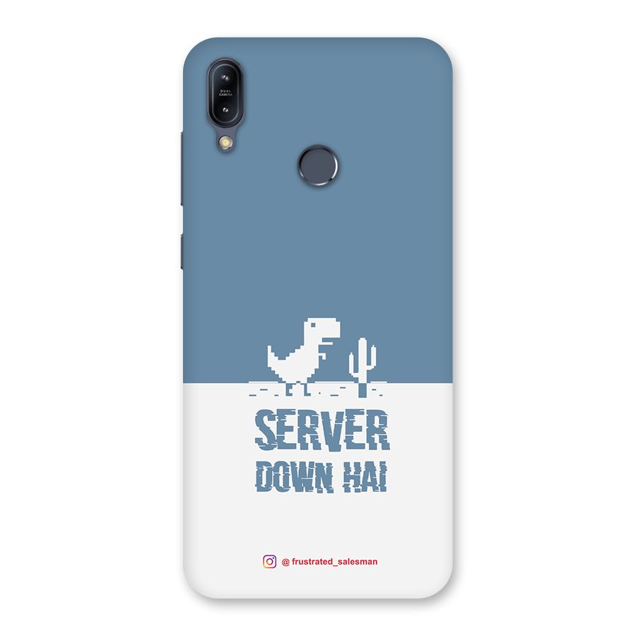 Server Down Hai SteelBlue Back Case for Zenfone Max M2