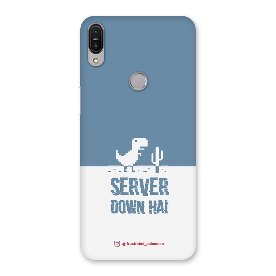 Server Down Hai SteelBlue Back Case for Zenfone Max Pro M1