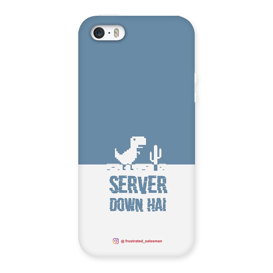 Server Down Hai SteelBlue Back Case for iPhone 5 5S