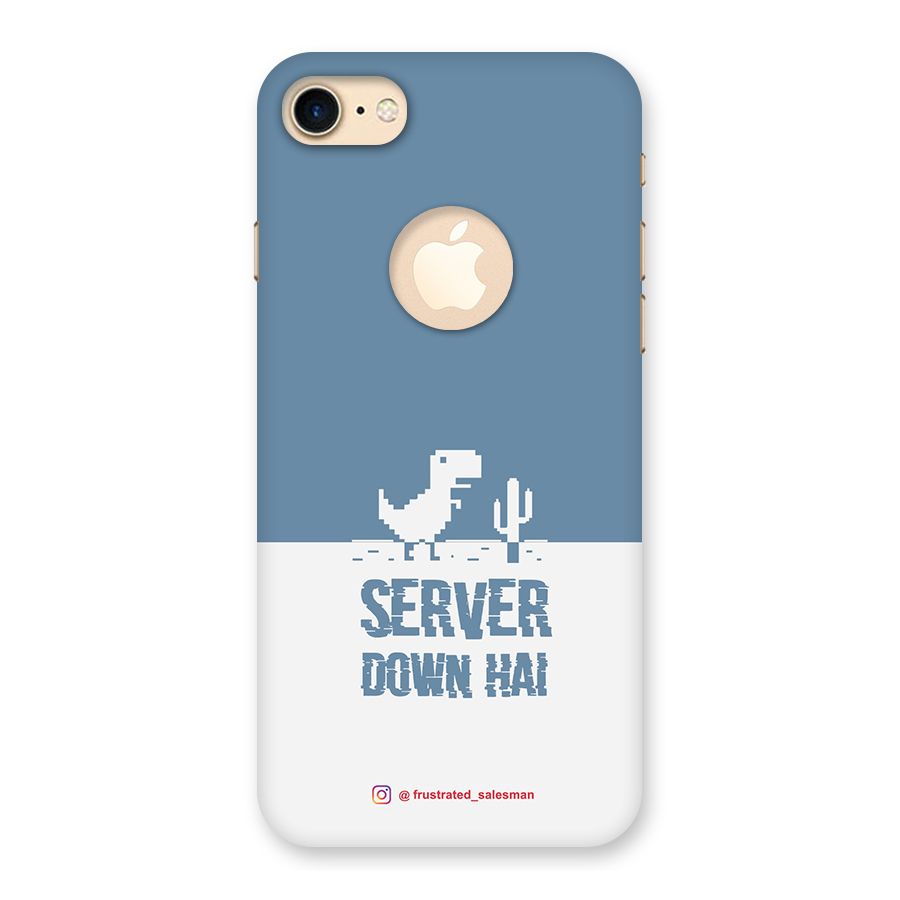 Server Down Hai SteelBlue Back Case for iPhone 7 Logo Cut