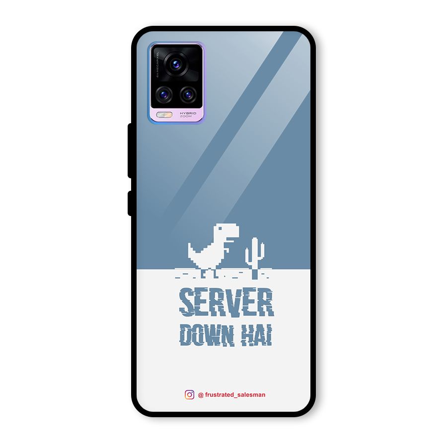 Server Down Hai SteelBlue Glass Back Case for Vivo V20 Pro