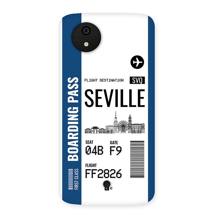 Seville Boarding Pass Back Case for Canvas A1  AQ4501