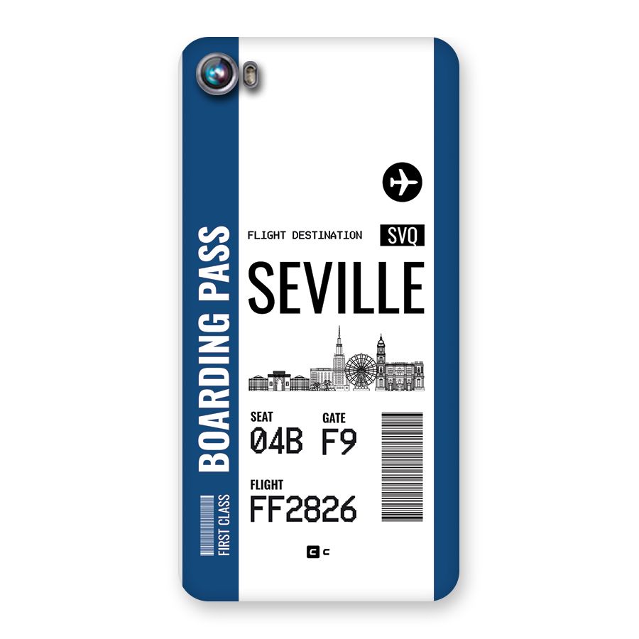 Seville Boarding Pass Back Case for Canvas Fire 4 (A107)