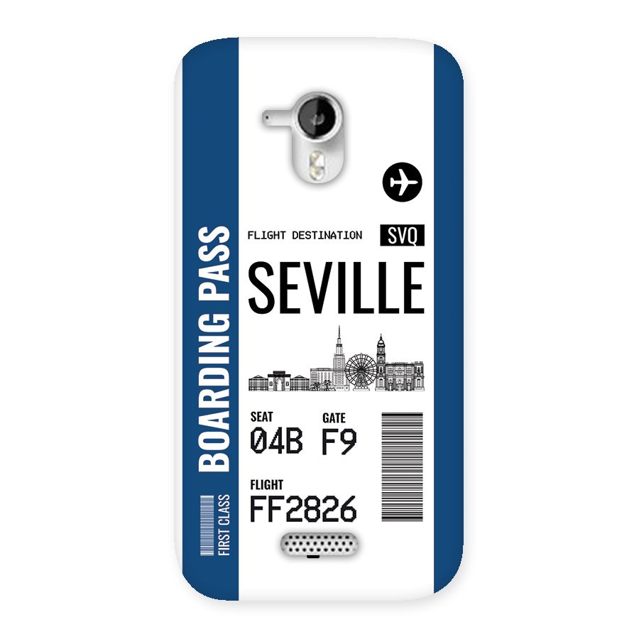 Seville Boarding Pass Back Case for Canvas HD A116