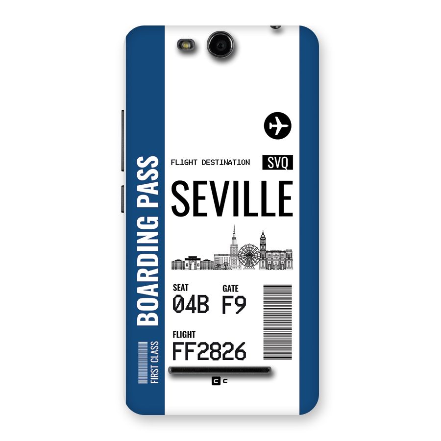Seville Boarding Pass Back Case for Canvas Juice 3 Q392