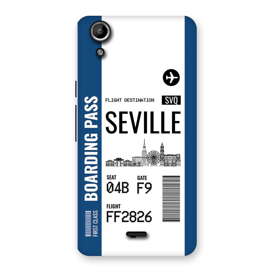 Seville Boarding Pass Back Case for Canvas Selfie Lens Q345