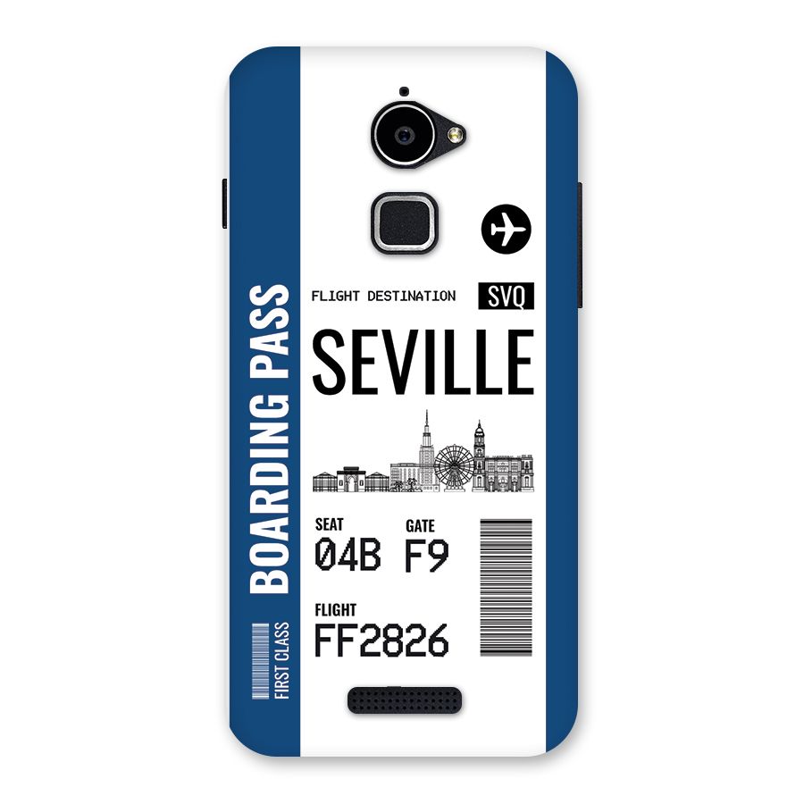 Seville Boarding Pass Back Case for Coolpad Note 3 Lite