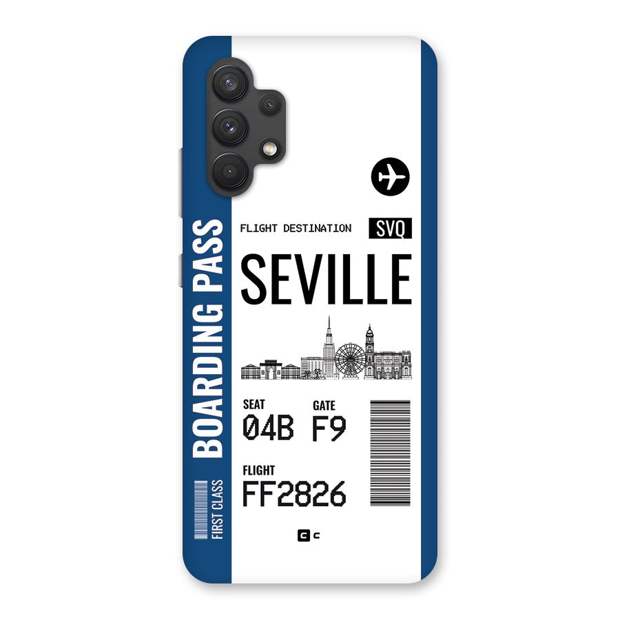 Seville Boarding Pass Back Case for Galaxy A32