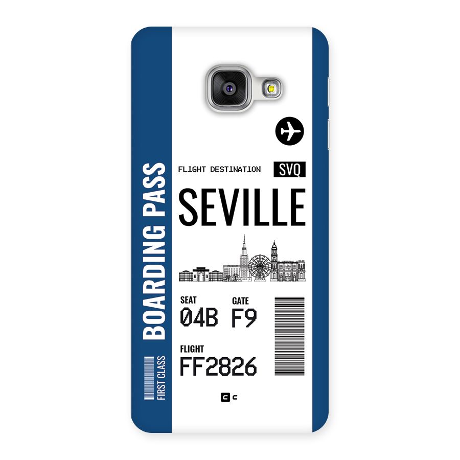 Seville Boarding Pass Back Case for Galaxy A3 (2016)