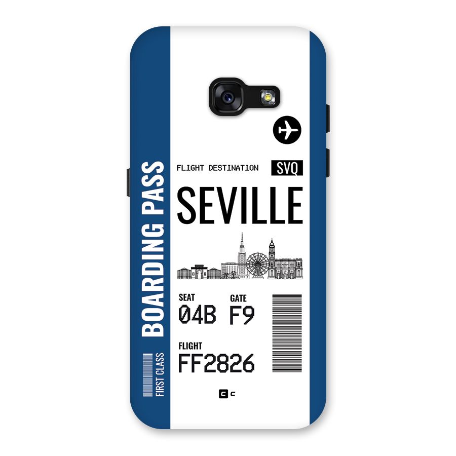 Seville Boarding Pass Back Case for Galaxy A3 (2017)